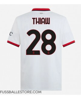 Günstige AC Milan Malick Thiaw #28 Auswärtstrikot 2024-25 Kurzarm